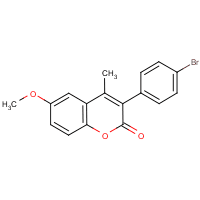 3-(4’-Bromophenyl)-6-methoxy-4-methylcoumarin