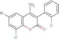 6-Bromo-8-chloro-3-(2’-chlorophenyl)-4-methylcoumarin