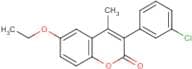 3-(3’-Chlorophenyl)-6-ethoxy-4-methylcoumarin