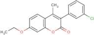 3-(3’-Chlorophenyl)-7-ethoxy-4-methylcoumarin