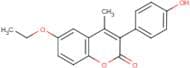 6-Ethoxy-3-(4’-hydroxyphenyl)-4-methylcoumarin