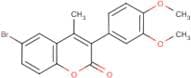 6-Bromo-3-(3’,4’-dimethoxyphenyl)-4-methylcoumarin