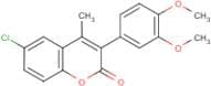 6-Chloro-3-(3’,4’-dimethoxyphenyl)-4-methylcoumarin