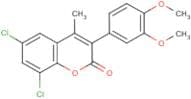 6,8-Dichloro-3-(3’,4’-dimethoxyphenyl)-4-methylcoumarin
