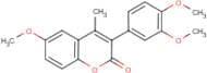 3-(3’,4’-Dimethoxyphenyl)-6-methoxy-4-methylcoumarin