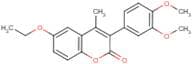 3-(3’,4’-Dimethoxyphenyl)-6-ethoxy-4-methylcoumarin