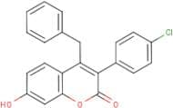 4-Benzyl-3-(4’-chlorophenyl)-7-hydroxycoumarin