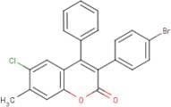 3-(4’-Bromophenyl)-6-chloro-7-methyl-4-phenylcoumarin