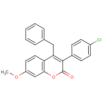 4-Benzyl-3-(4’-chlorophenyl)-7-methoxycoumarin