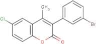 3-(3’-Bromphenyl)-6-chloro-4-methylcoumarin