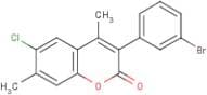 3-(3’-Bromophenyl)-6-chloro-4,7-dimethylcoumarin