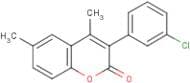 3-(3’-Chlorophenyl)-4,6-dimethylcoumarin