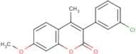 3-(3’-Chlorophenyl)-7-methoxy-4-methylcoumarin