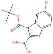 6-Chloroindole-2-boronic acid, N-BOC protected