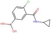 4-Chloro-3-(cyclopropylcarbamoyl)phenylboronic acid