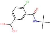4-Chloro-3-(t-butylcarbamoyl)phenylboronic acid