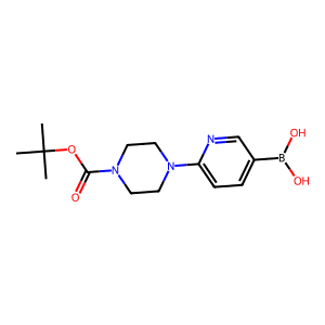 6-(4-N-BOC-piperazine-1-yl)-3-pyridinyl boronic acid