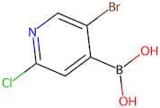 5-Bromo-2-chloropyridine-4-boronic acid