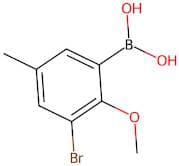3-Bromo-5-methyl-2-methoxyphenylboronic acid