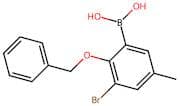 2-Benzyloxy-3-bromo-5-methylphenylboronic acid