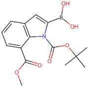 1H-Indole-1,7-dicarboxylic acid, 2-borono-, 1-(1,1-dimethylethyl)7-methyl ester