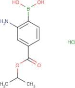 2-Amino-4-(isopropoxycarbonyl)phenylboronic acid hydrochloride