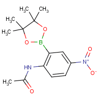 2-Acetamido-5-nitrophenylboronic acid, pinacol ester