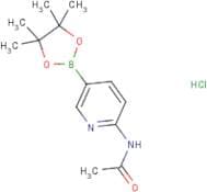 2-Acetamidopyridine-5-boronic acid, pinacol ester hydrochloride