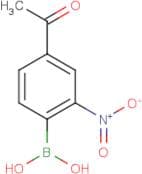 4-Acetyl-2-nitrophenylboronic acid