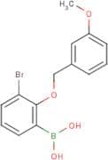 3-Bromo-2-(3'-methoxybenzyloxy)phenylboronic acid