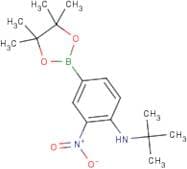 4-(N-tert-Butylamino)-3-nitrophenylboronic acid, pinacol ester