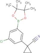 3-Chloro-5-(1-cyano-1-cyclopropyl)phenylboronic acid, pinacol ester