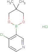 4-Chloro-3-(5,5-dimethyl-1,3,2-dioxaborinan-2-yl)pyridine hydrochloride