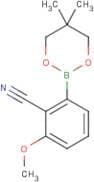 2-Cyano-3-methoxyphenylboronic acid neopentyl glycol ester