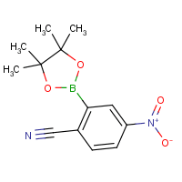 2-Cyano-5-nitrophenylboronic acid, pinacol ester