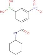 3-(Cyclohexylaminocarbonyl)-5-nitrophenylboronic acid