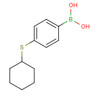 4-(Cyclohexylsulfanyl)phenylboronic acid