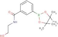 N-[2-Hydroxyethyl]benzamide-3-boronic acid, pinacol ester