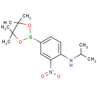 4-Isopropylamino-3-nitrophenylboronic acid, pinacol ester