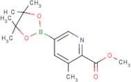 2-Methoxycarbonyl-3-methylpyridine-5-boronic acid, pinacol ester