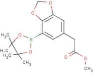 2,3-Methylenedioxo-5-(methoxycarbonyl)methylphenylboronic acid, pinacol ester