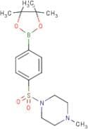1-Methyl-4-[4-(4,4,5,5-tetramethyl-[1,3,2]dioxaborolan-2-yl)-benzenesulfonyl]-piperazine