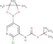 3-tert-Butyloxycarbonylamino-2-chloropyridine-5-boronic acid, pinacol ester