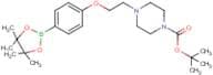 tert-Butyl 4-(2-[4-(4,4,5,5-tetramethyl[1,3,2]dioxaborolan-2-yl)phenoxy]ethyl)piperazine-1-carboxy…