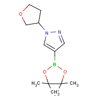 1-(Oxolan-3-yl)-4-(tetramethyl-1,3,2-dioxaborolan-2-yl)-1H-pyrazole