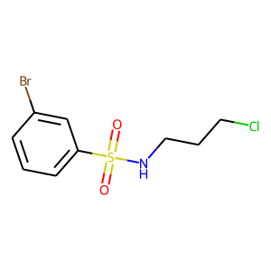 3-Bromo-N-(3-chloropropyl)benzenesulphonamide