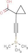 1-((Trimethylsilyl)ethynyl)cyclopropane-1-carboxylic acid
