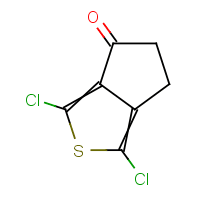 1,3-Dichloro-5,6-dihydro-4H-cyclopenta[c]thiophen-4-one