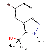 2-(5-Bromo-2-methyl-2H-indazol-3-yl)propan-2-ol