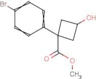 Methyl 1-(4-bromophenyl)-3-hydroxycyclobutanecarboxylate